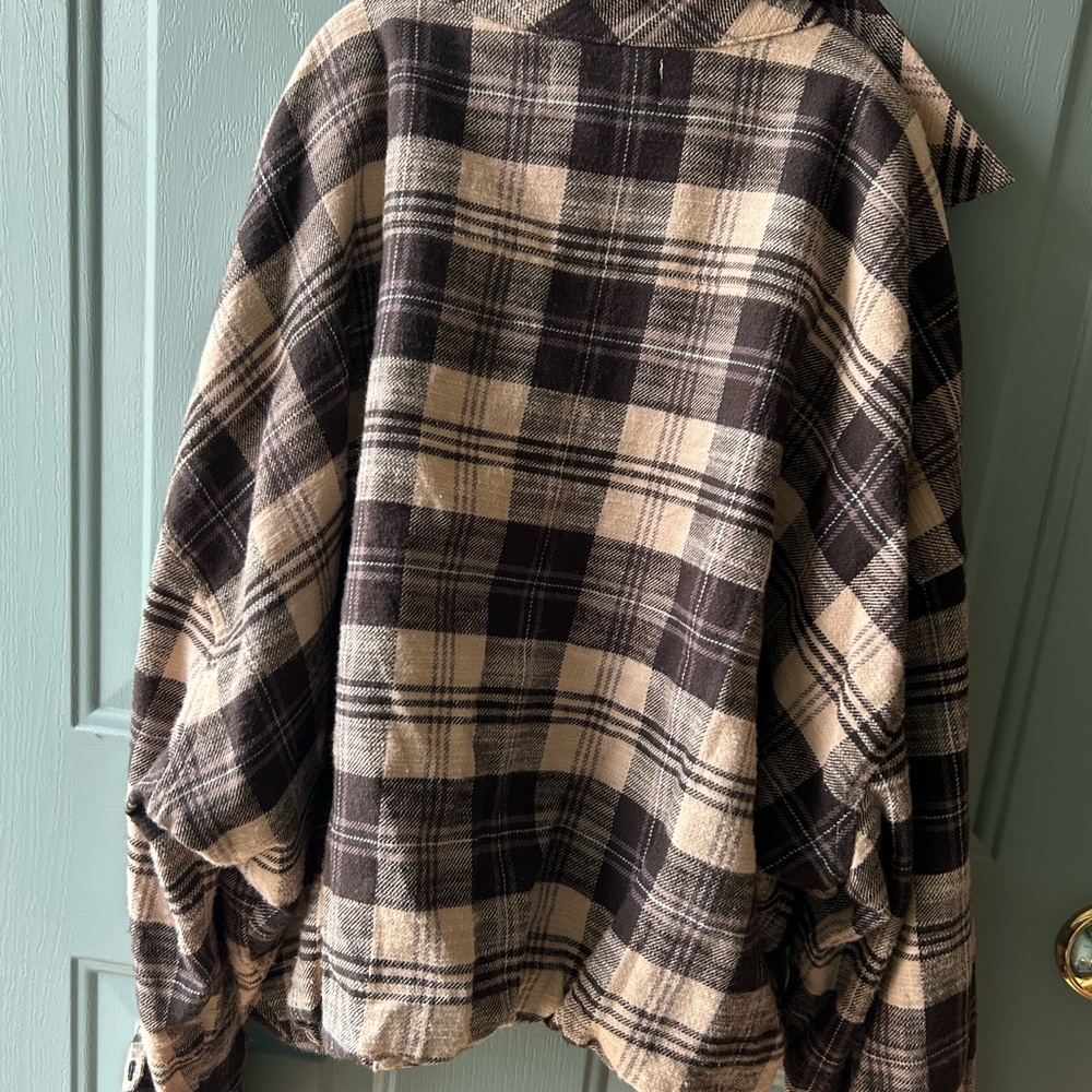 Dear John Black and Cream Plaid Shirt - Picture 4 of 5